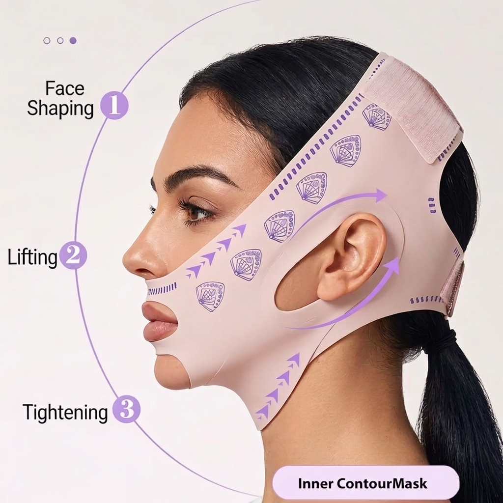 Moldeador facial en forma de V