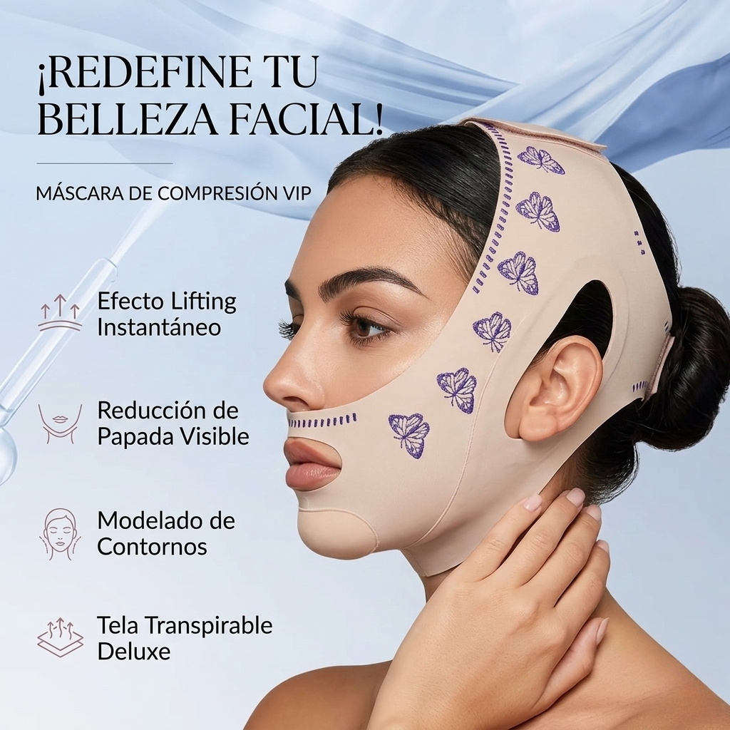 Moldeador facial en forma de V